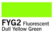 Copic Sketch-Fluorescent Dull Yellow Green FYG2